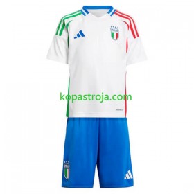 Billiga Fotbollströjor Italien Barn Borta tröja EM 2024 Kortärmad